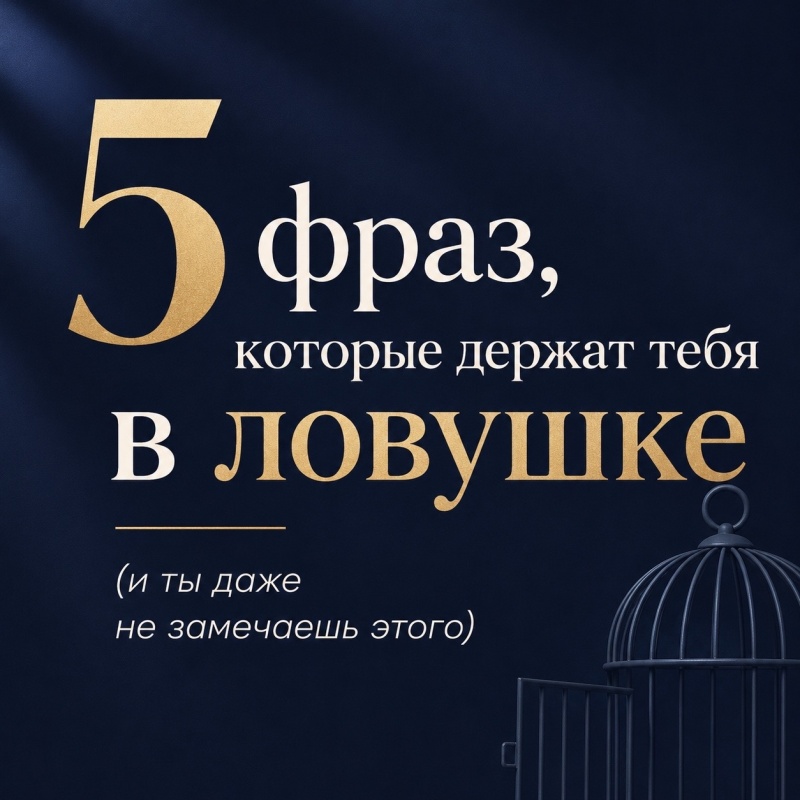 5 фраз, которые незаметно держат вас в ловушке